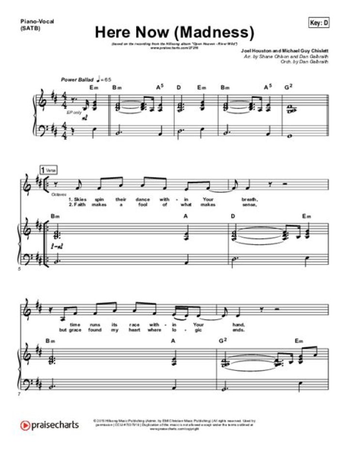 The Meaning Behind The Song: Here Now (Madness) by Hillsong