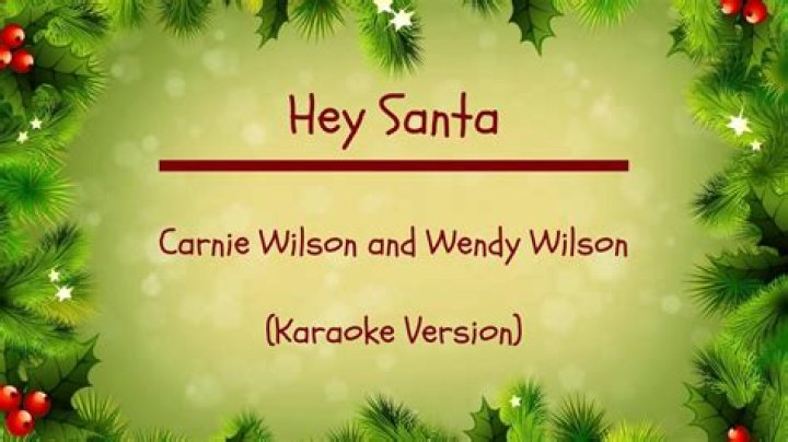 The Meaning Behind The Song: Hey Santa! by Carnie Wilson