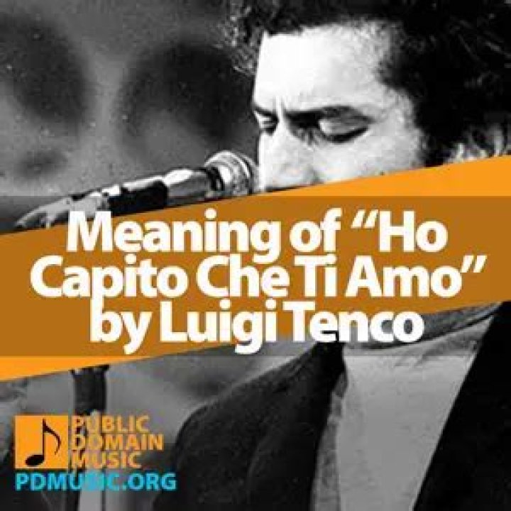 The Meaning Behind The Song: Ho Capito Che Ti Amo by Luigi Tenco