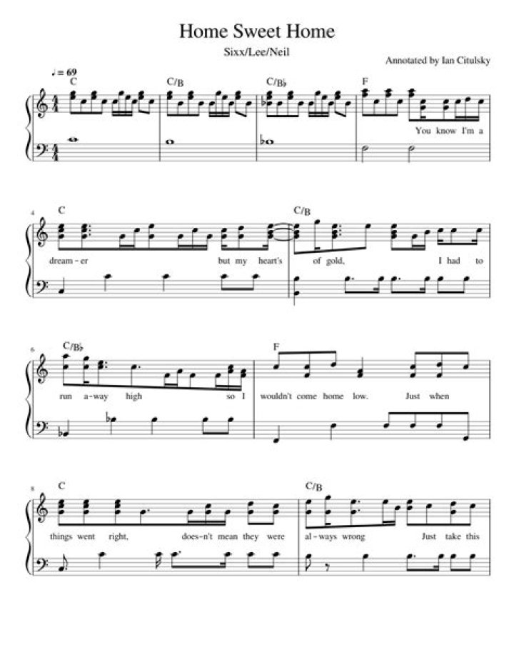 The Meaning Behind The Song: Home Sweet Home by Mötley Crüe