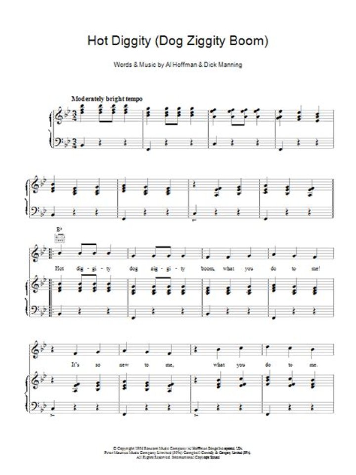 The Meaning Behind The Song: Hot Diggity (Dog Diggity Boom) by Perry Como