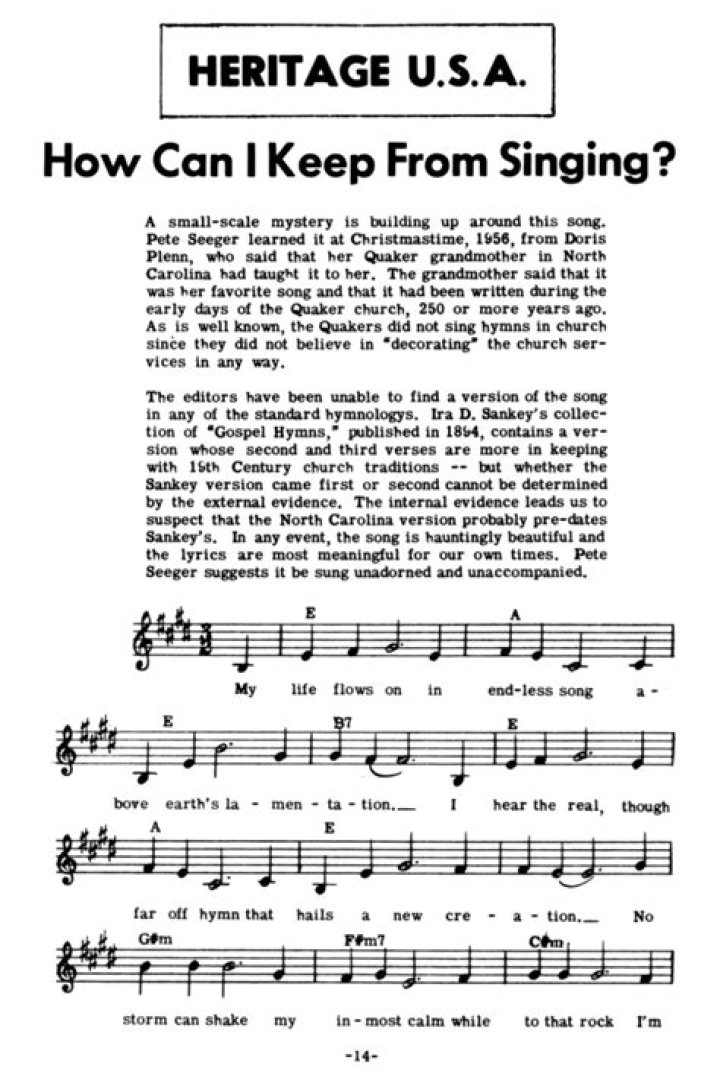 The Meaning Behind The Song: How Can I Keep from Singing? by Eva Cassidy