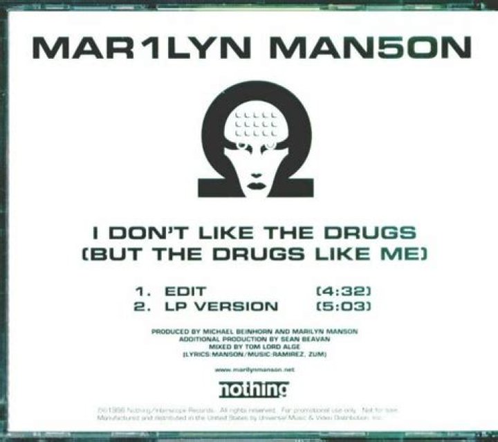 The Meaning Behind The Song: I Don’t Like the Drugs (But the Drugs Like Me) by Marilyn Manson