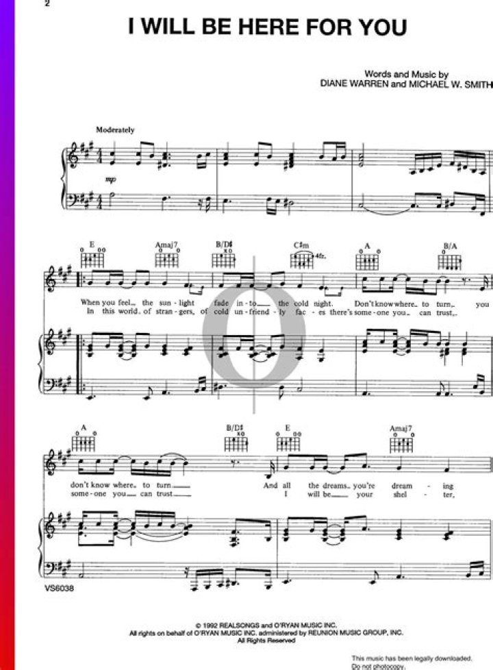 The Meaning Behind The Song: I Will Be Here for You by Michael W. Smith