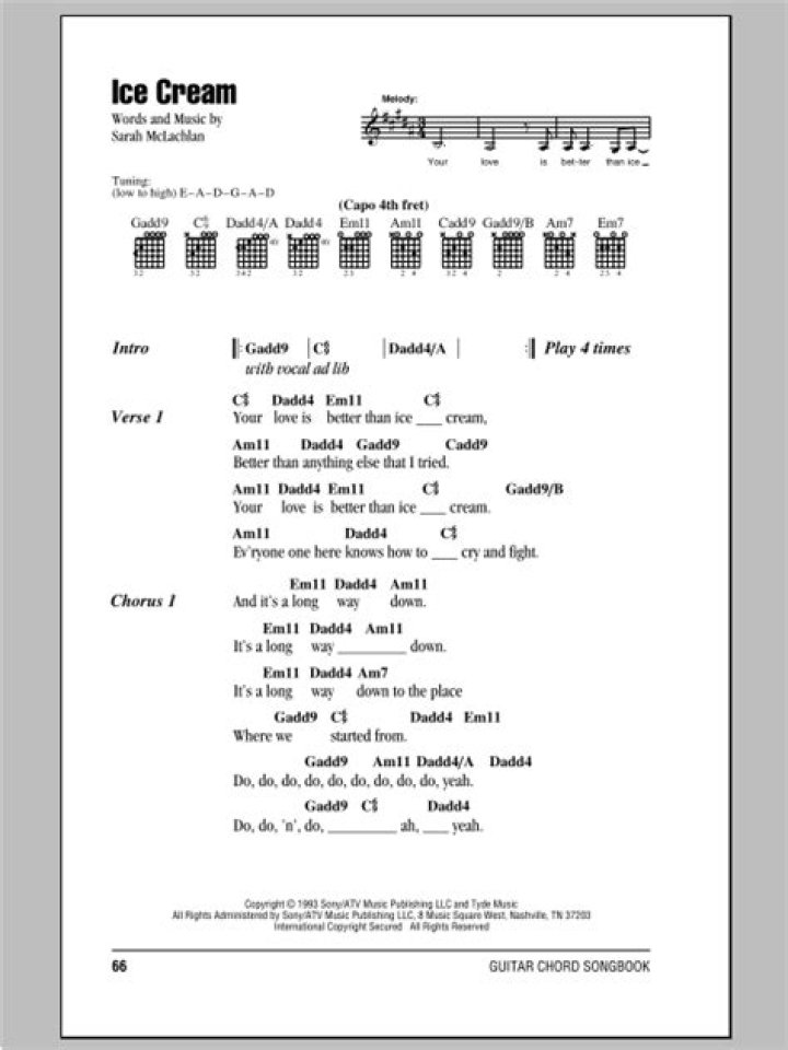 The Meaning Behind The Song: Ice Cream by Sarah McLachlan