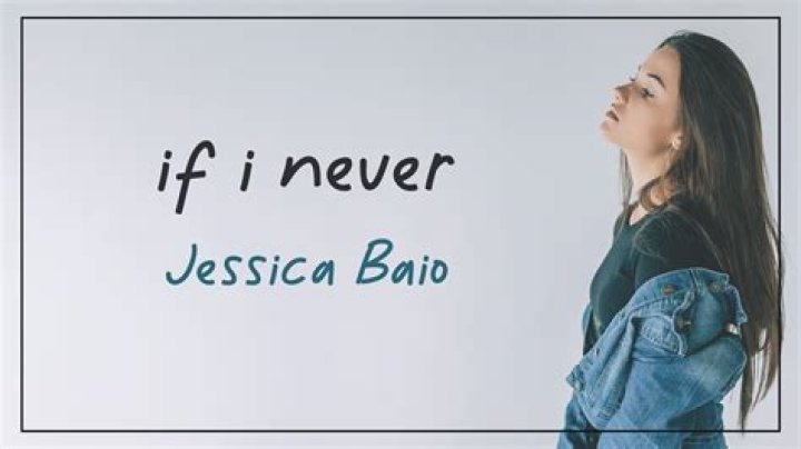 The Meaning Behind The Song: if i never by Jessica Baio