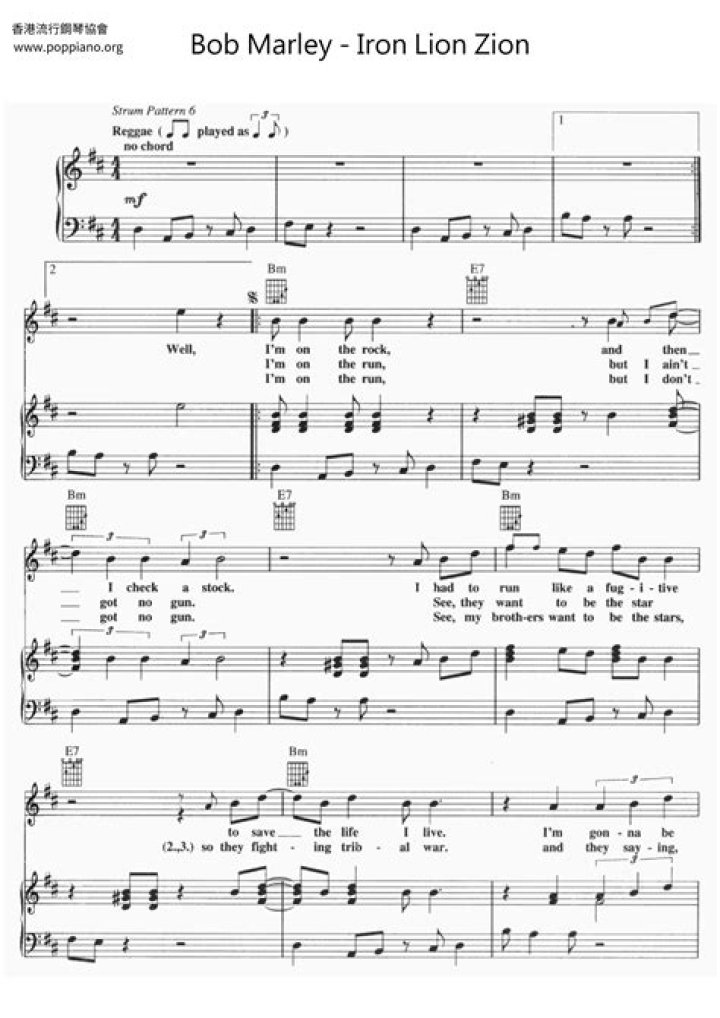 The Meaning Behind The Song: Iron Lion Zion by Bob Marley