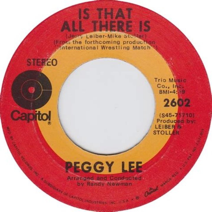 The Meaning Behind The Song: Is That All There Is? by Peggy Lee