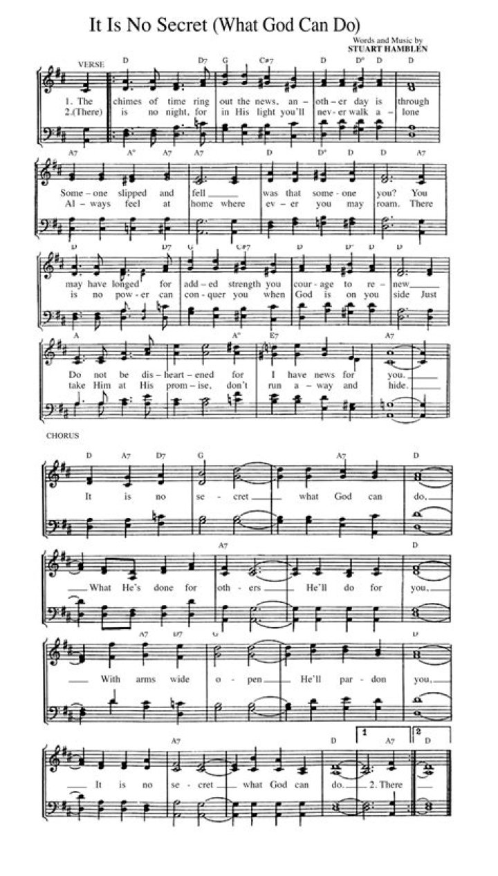 The Meaning Behind The Song: It Is No Secret (What God Can Do) by Jim Reeves