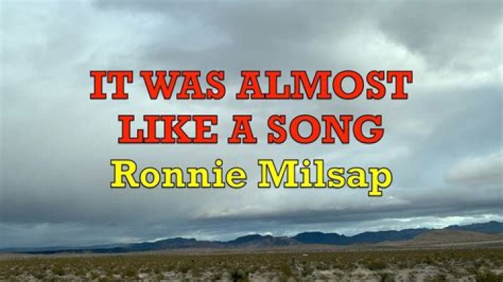 The Meaning Behind The Song: It Was Almost Like a Song by Ronnie Milsap