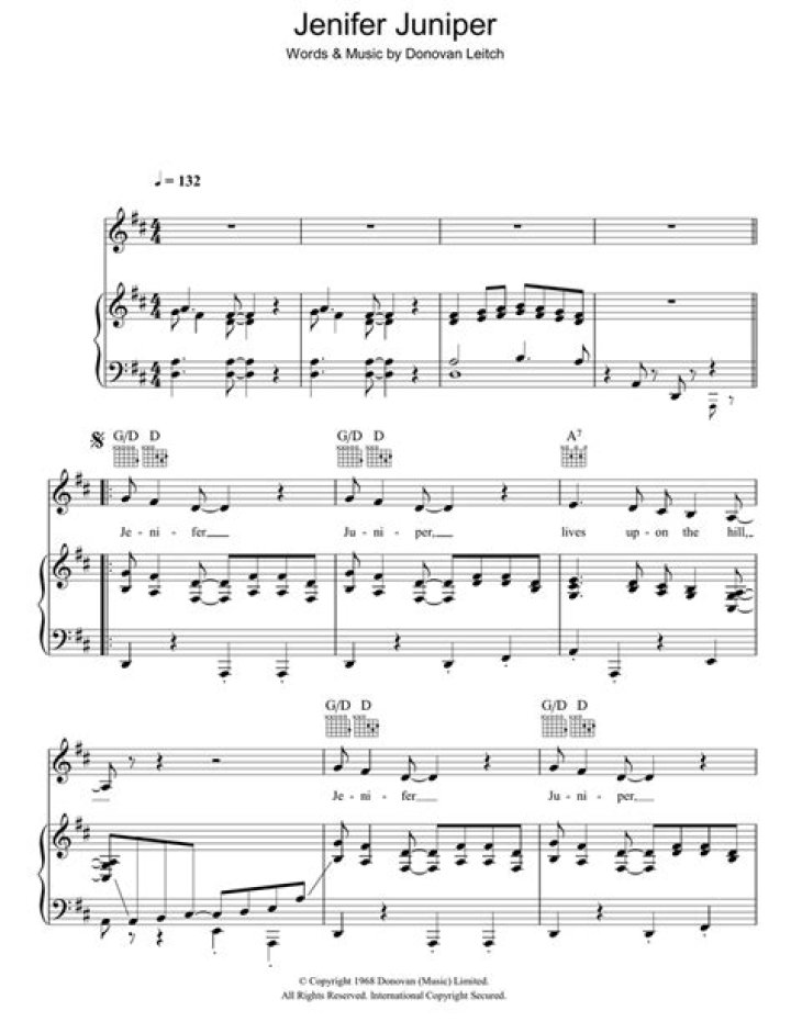 The Meaning Behind The Song: Jennifer Juniper by Donovan