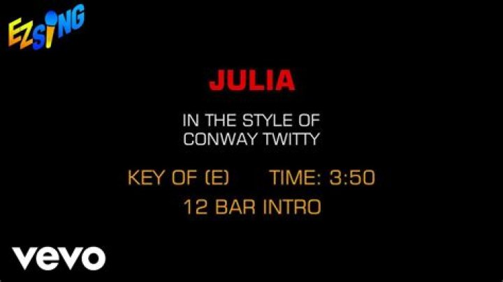 The Meaning Behind The Song: Julia by Conway Twitty