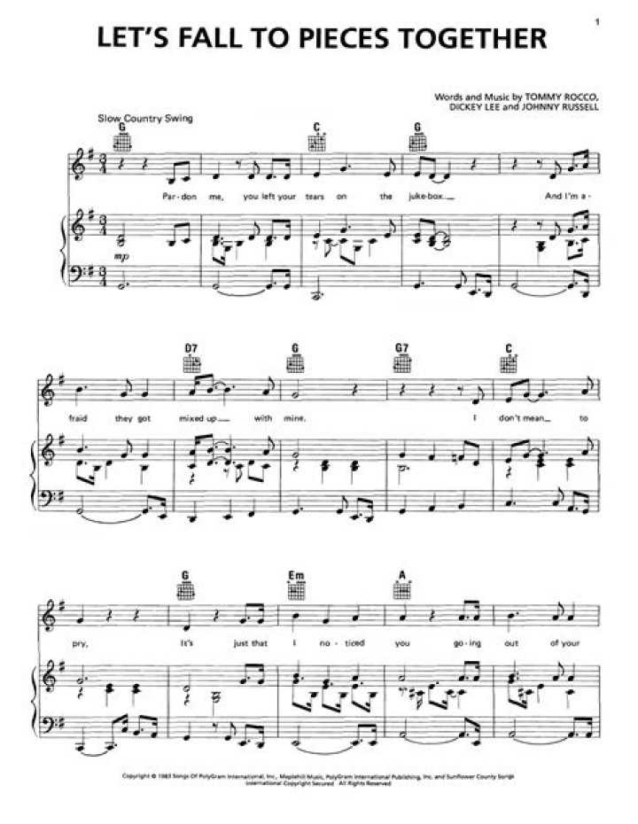 The Meaning Behind The Song: Let’s Fall to Pieces Together by George Strait