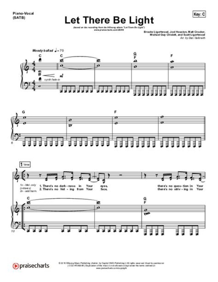 The Meaning Behind The Song: Let There Be Light by Hillsong