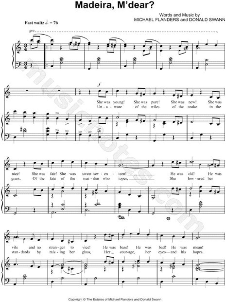 The Meaning Behind The Song: Madeira M’Dear by Flanders & Swann