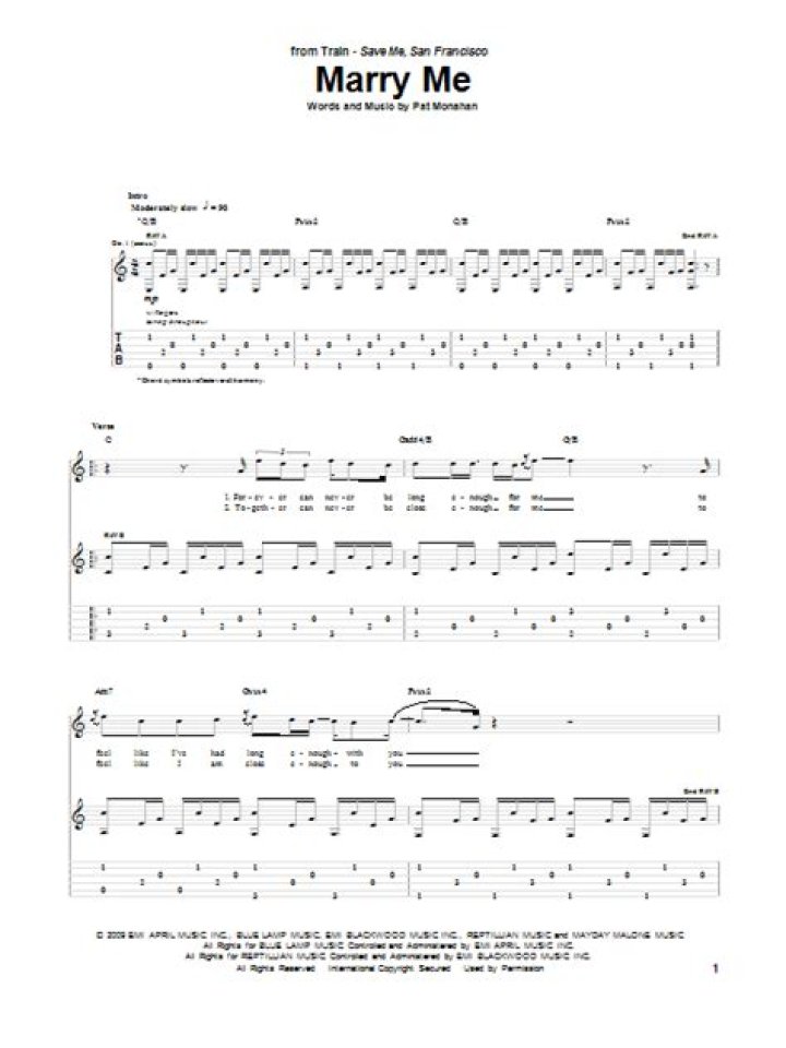 The Meaning Behind The Song: Marry Me by Train