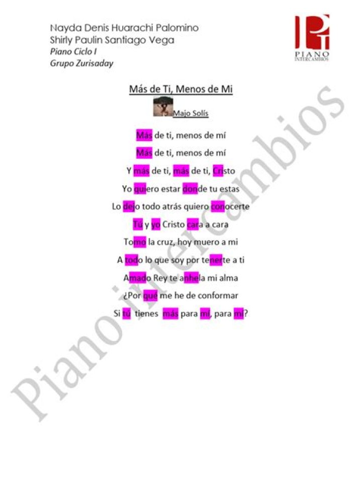 The Meaning Behind The Song: Más De Ti, Menos De Mi by Majo Solís