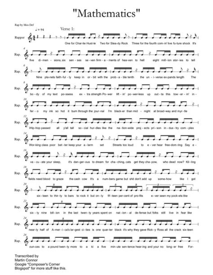 The Meaning Behind The Song: Mathematics by Mos Def