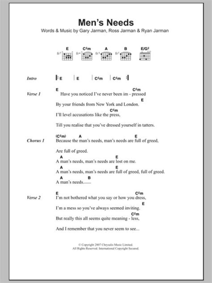 The Meaning Behind The Song: Men’s Needs by The Cribs