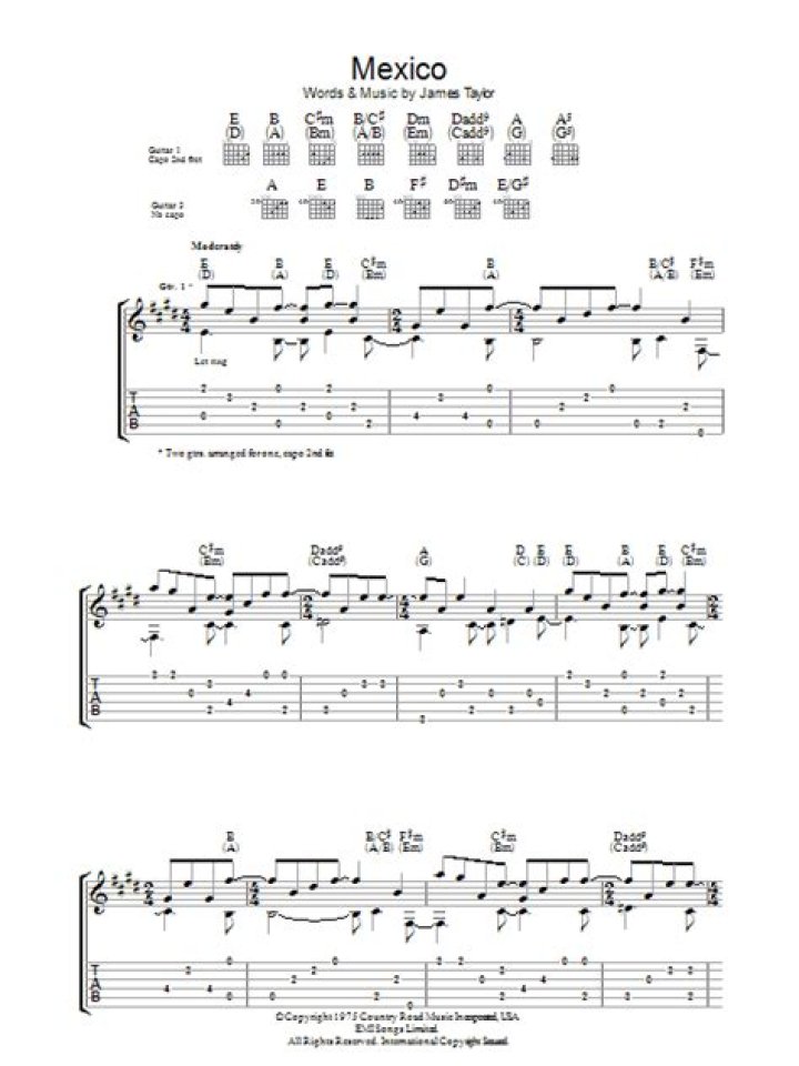 The Meaning Behind The Song: Mexico by James Taylor