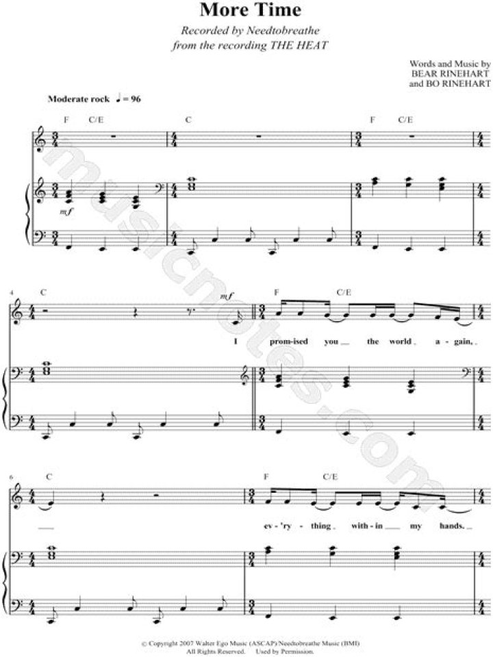 The Meaning Behind The Song: More Time by NEEDTOBREATHE