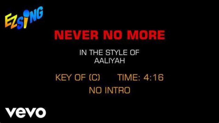 The Meaning Behind The Song: Never No More by Aaliyah