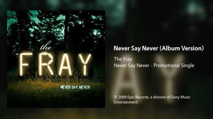 The Meaning Behind The Song: Never Say Never by The Fray