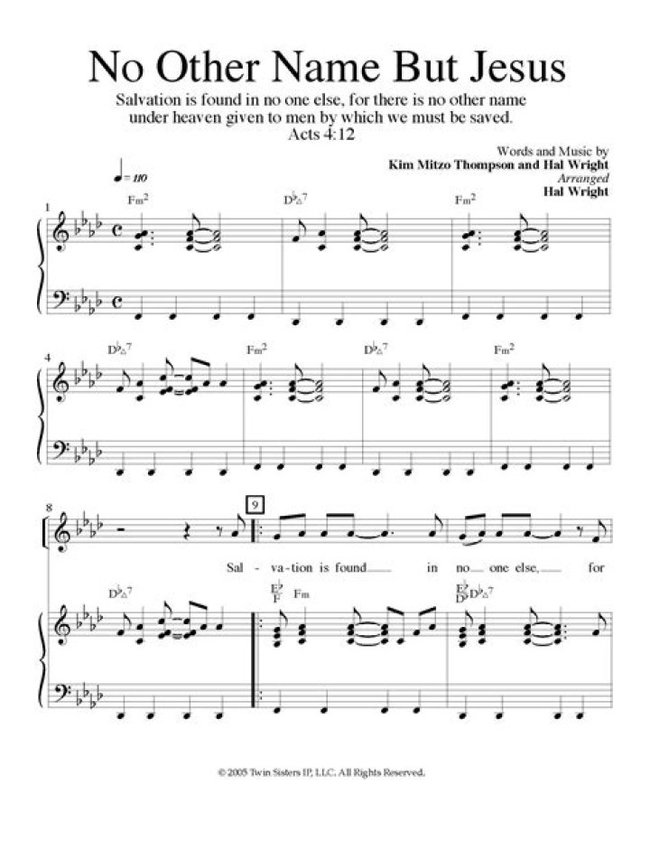 The Meaning Behind The Song: No Other Name But Jesus by Bill Gaither