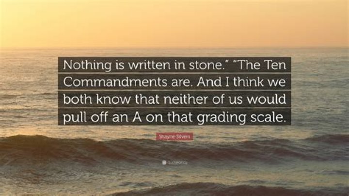 The Meaning Behind The Song: Nothing Is Written In Stone by Matthias Clark