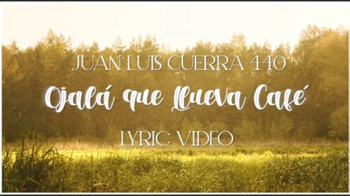 The Meaning Behind The Song: Ojalá Que Llueva Café by Juan Luis Guerra 4.40