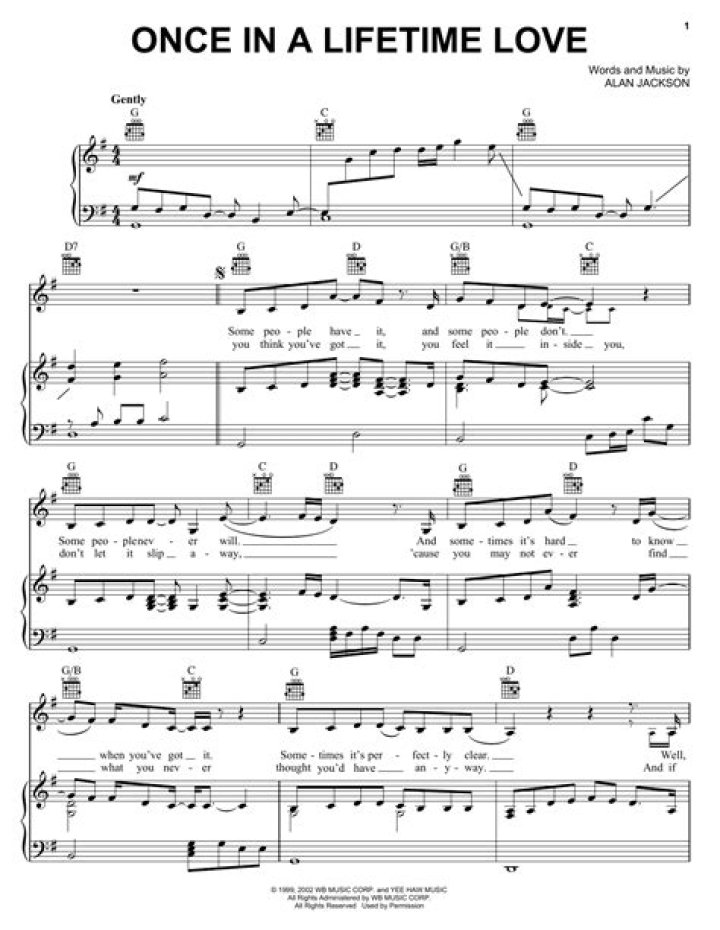 The Meaning Behind The Song: Once In A Lifetime Love by Alan Jackson