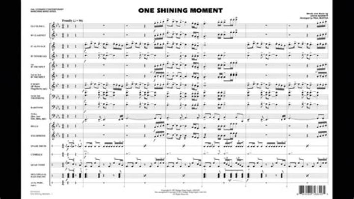 The Meaning Behind The Song: One Shining Moment by David Barrett
