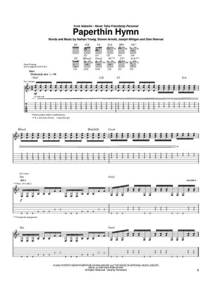 The Meaning Behind The Song: Paperthin Hymn by Anberlin