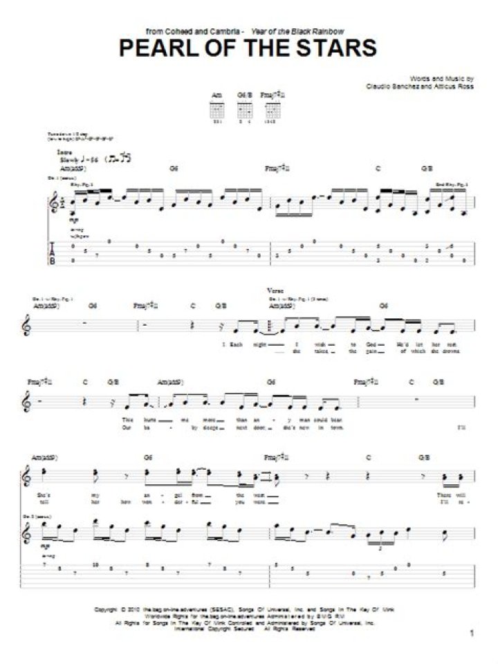 The Meaning Behind The Song: Pearl of the Stars by Coheed and Cambria