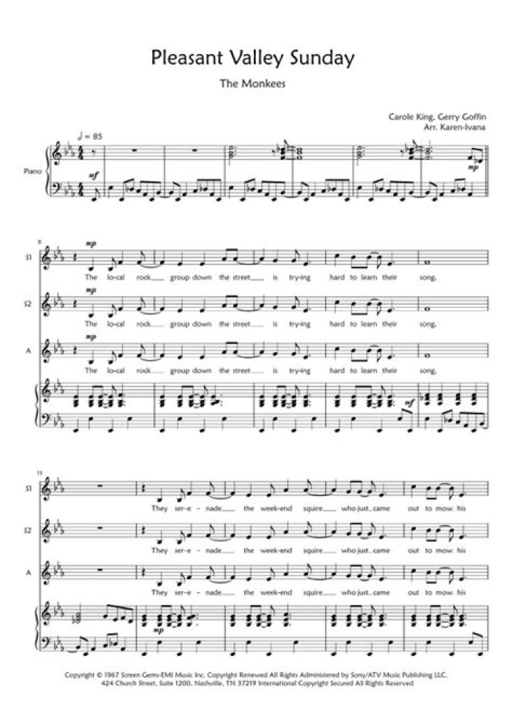 The Meaning Behind The Song: Pleasant Valley Sunday by The Monkees