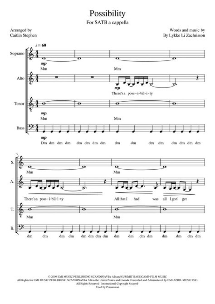 The Meaning Behind The Song: Possibility by Lykke Li