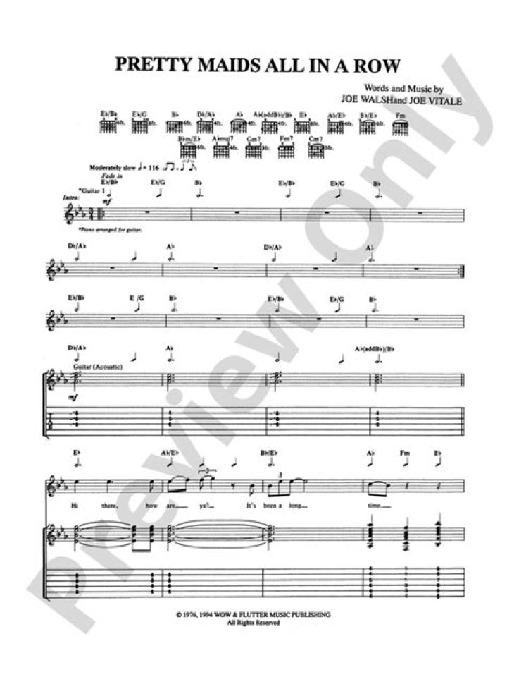 The Meaning Behind The Song: Pretty Maids All in a Row by Eagles