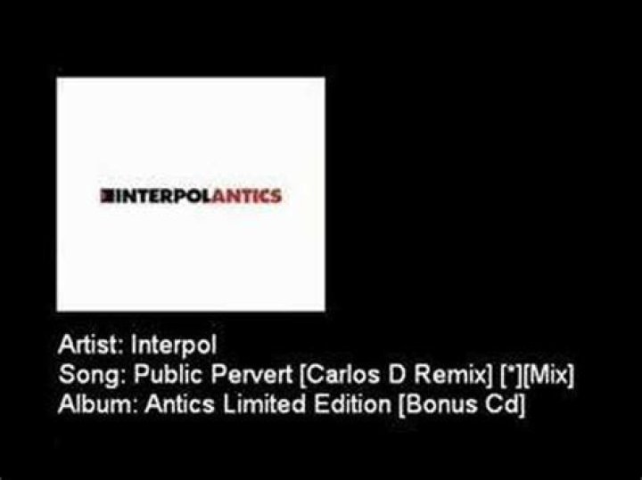 The Meaning Behind The Song: Public Pervert (Carlos D Remix) by Interpol