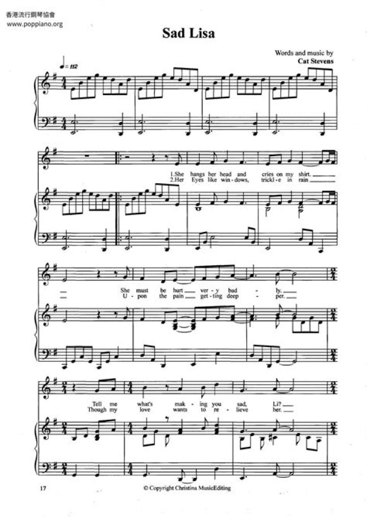 The Meaning Behind The Song: Sad Lisa by Cat Stevens