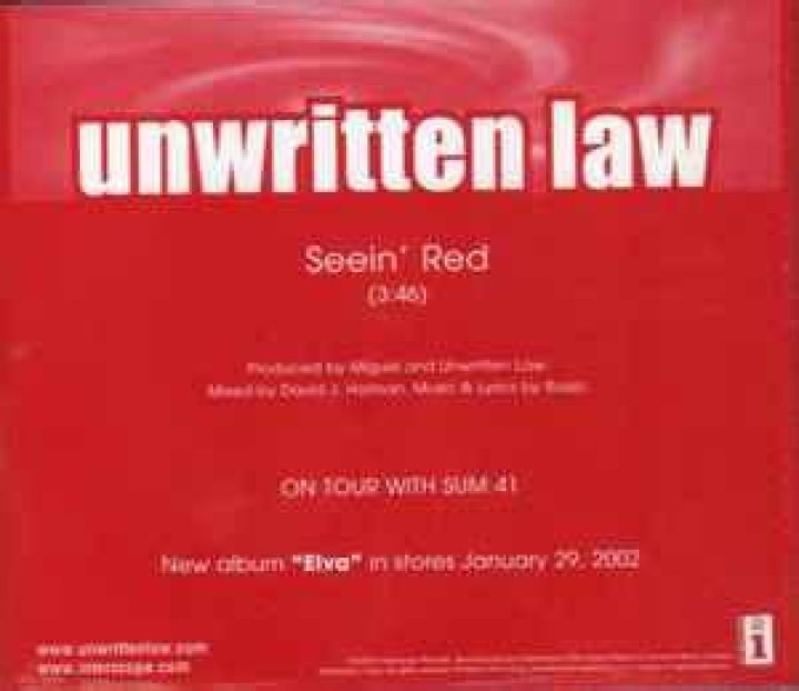 The Meaning Behind The Song: Seein’ Red by Unwritten Law