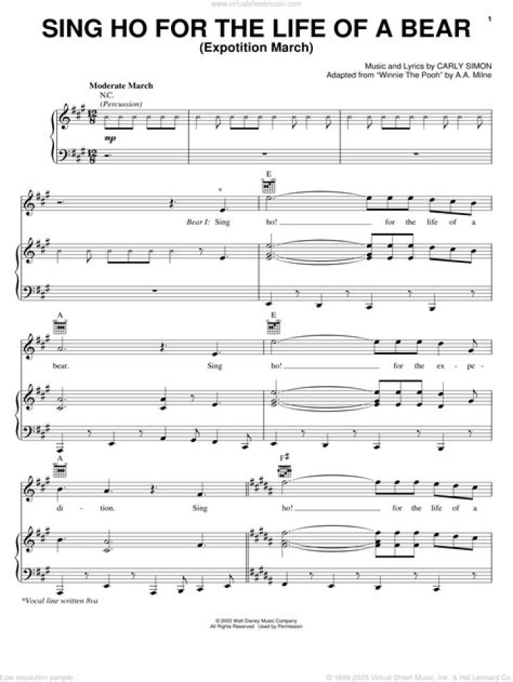 The Meaning Behind The Song: Sing Ho for the Life of a Bear (Expotition March) by Carly Simon