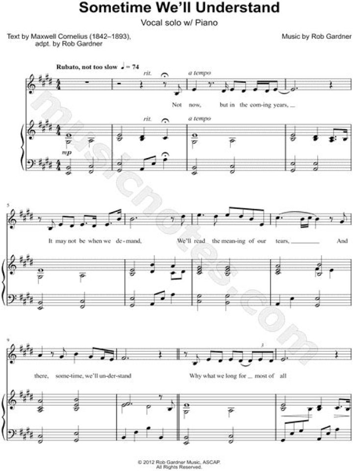 The Meaning Behind The Song: Sometime We’ll Understand by Rob Gardner