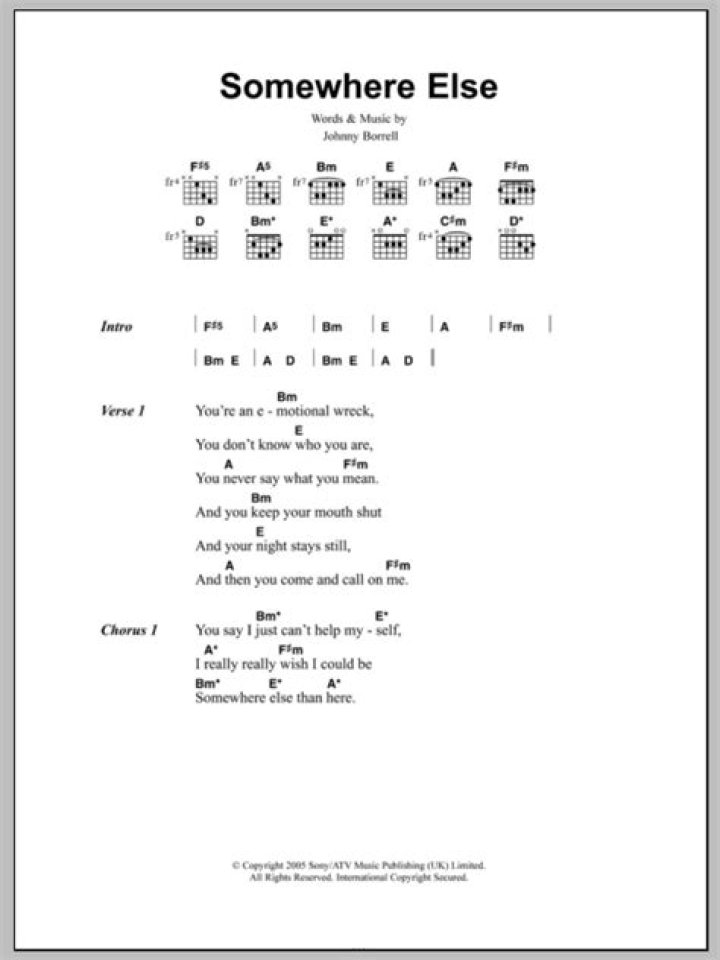 The Meaning Behind The Song: Somewhere Else by Razorlight