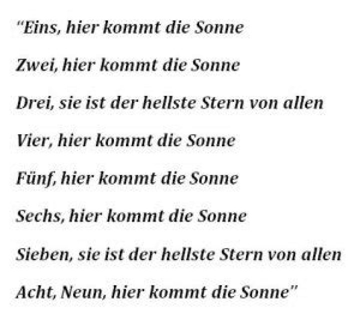 The Meaning Behind The Song: Sonne (Live) by Rammstein