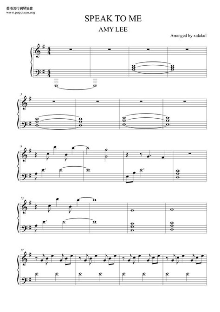 The Meaning Behind The Song: Speak to Me by Amy Lee