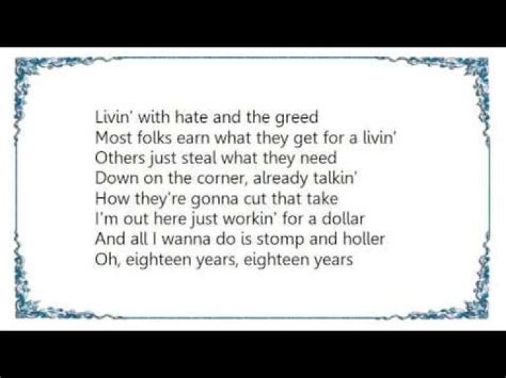 The Meaning Behind The Song: Stomp And Holler by Hayes Carll