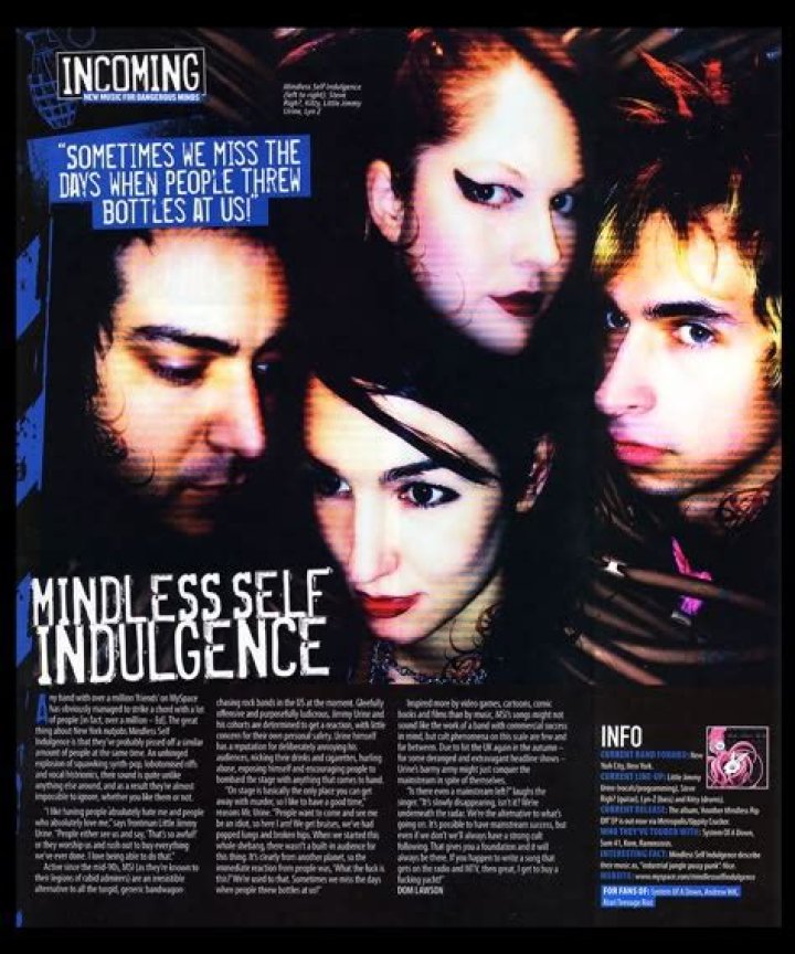 The Meaning Behind The Song: Straight To Video (DUB) by Mindless Self Indulgence