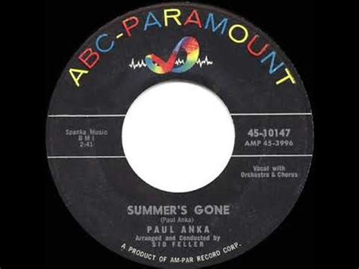 The Meaning Behind The Song: Summer’s Gone by Paul Anka