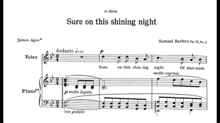 The Meaning Behind The Song: Sure On This Shining Night by The American Boychoir