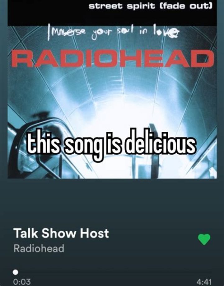 The Meaning Behind The Song: Talk Show Host by Radiohead